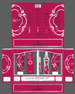 YOU MIRACLE YM7873 طقم عطور بعلبة باللون الأرجواني الوردي