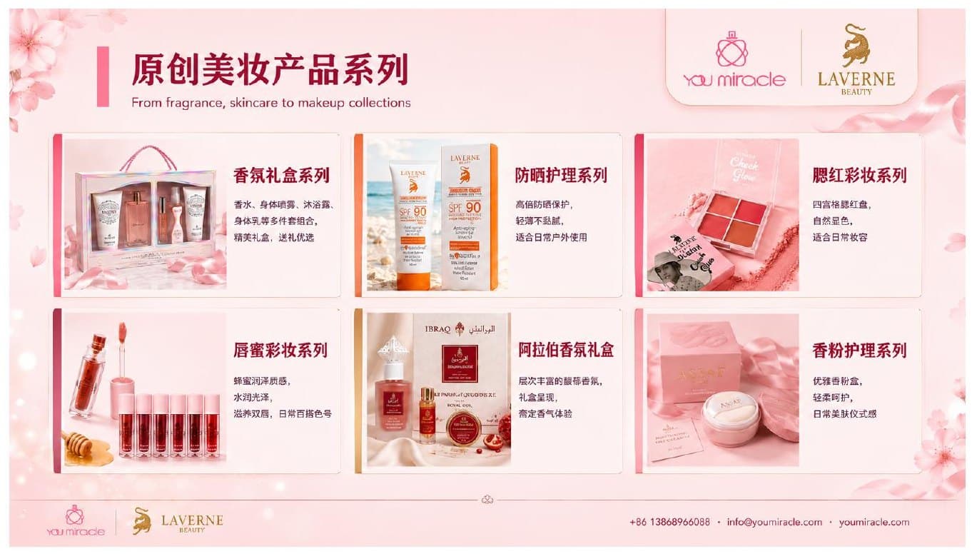 从香氛到彩妆的原创产品系列