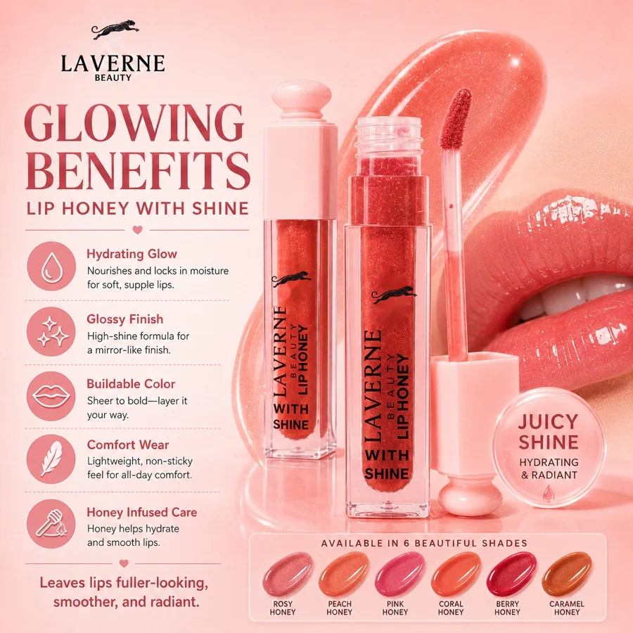 Lip gloss and makeup