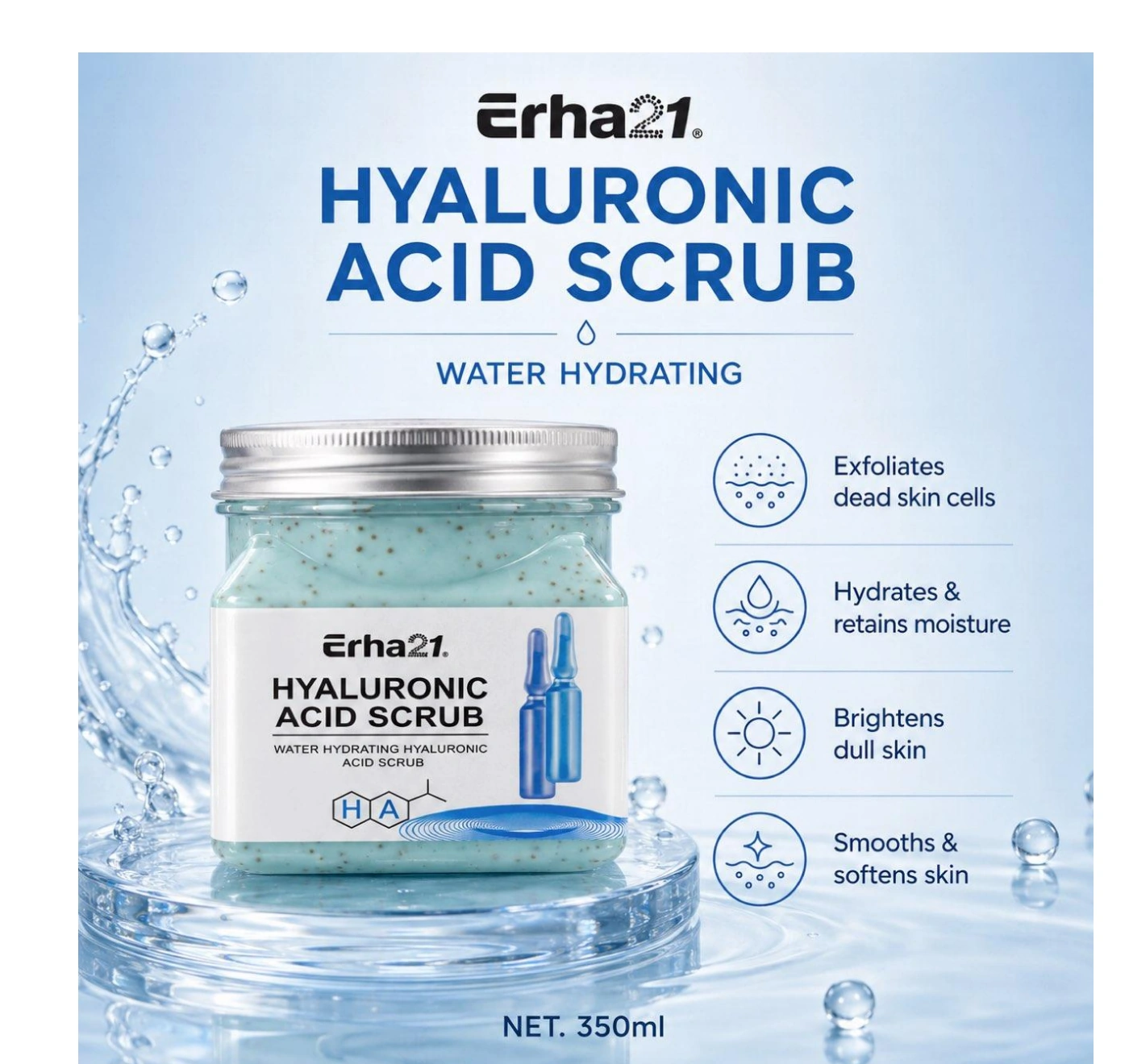 Hyaluronic Acid Hydrating Body Scrub