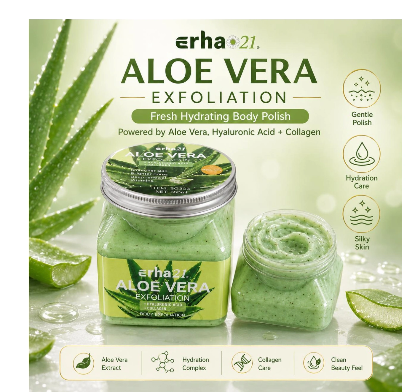 Aloe Vera Hydrating Body Scrub