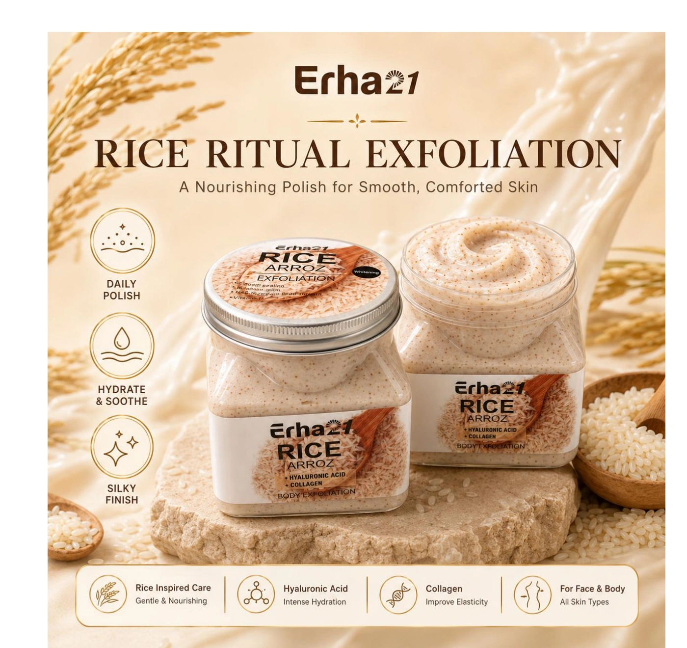 Rice Ritual Body Exfoliation Scrub