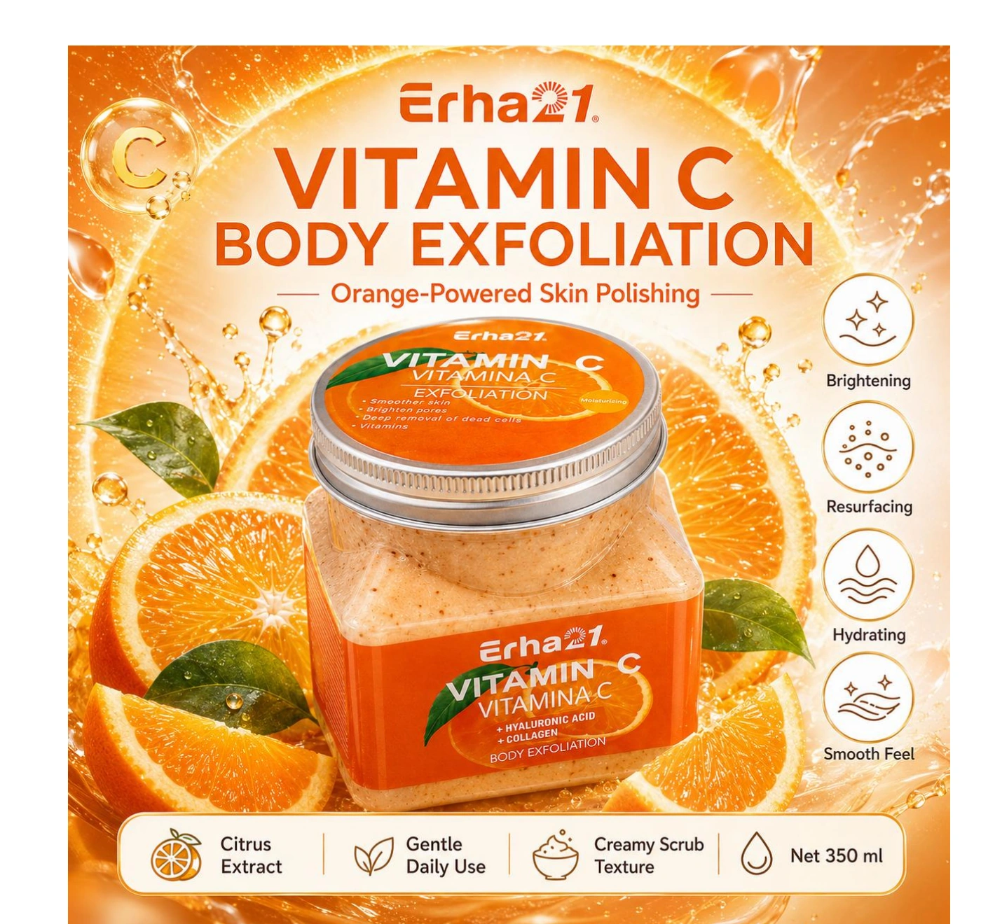 Vitamin C Body Exfoliation Scrub