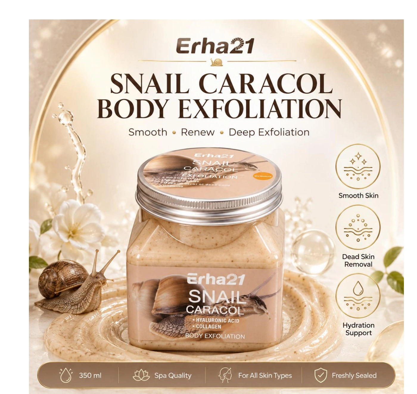 Snail Body Exfoliation Scrub