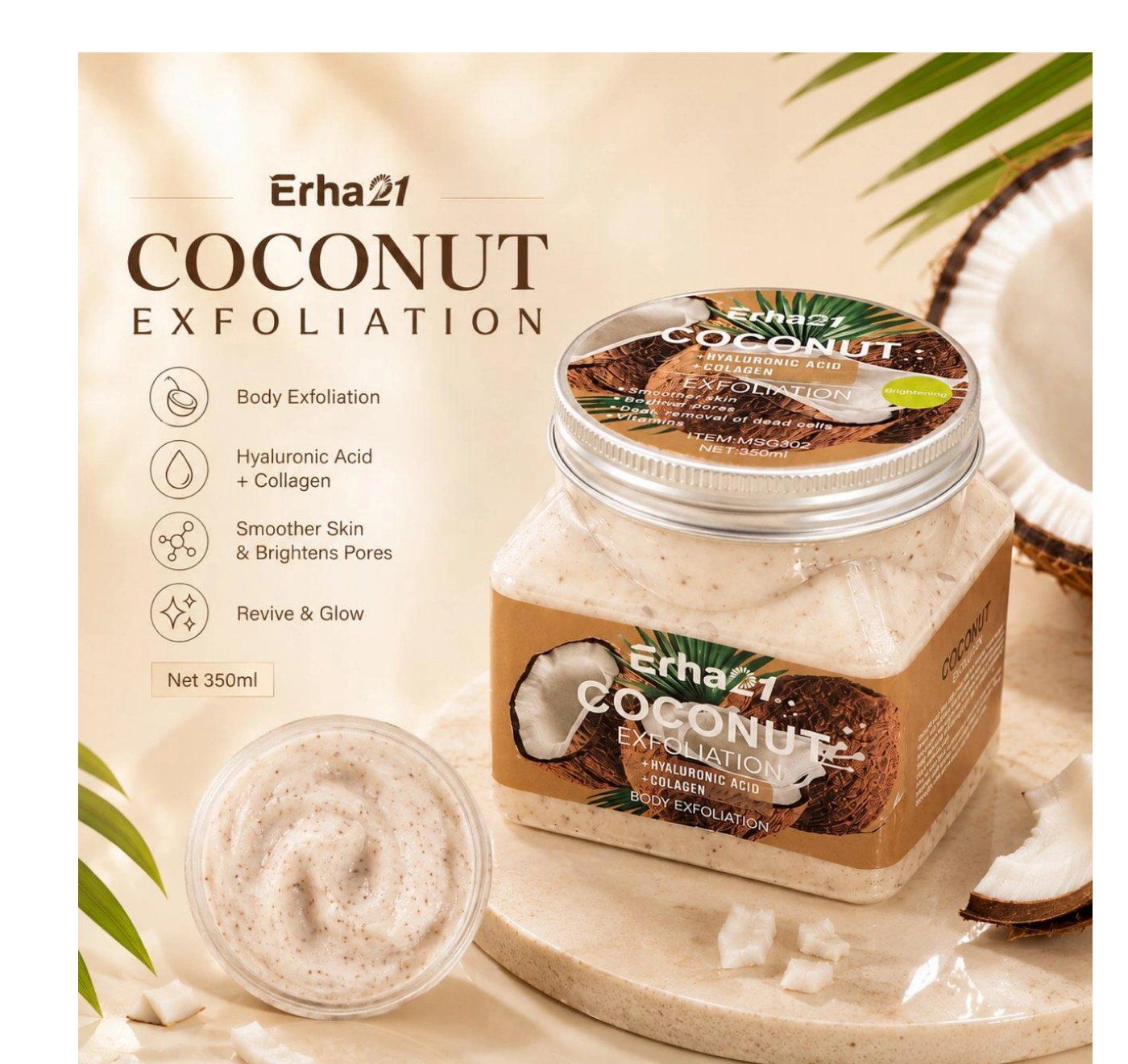 Coconut Body Exfoliation Scrub