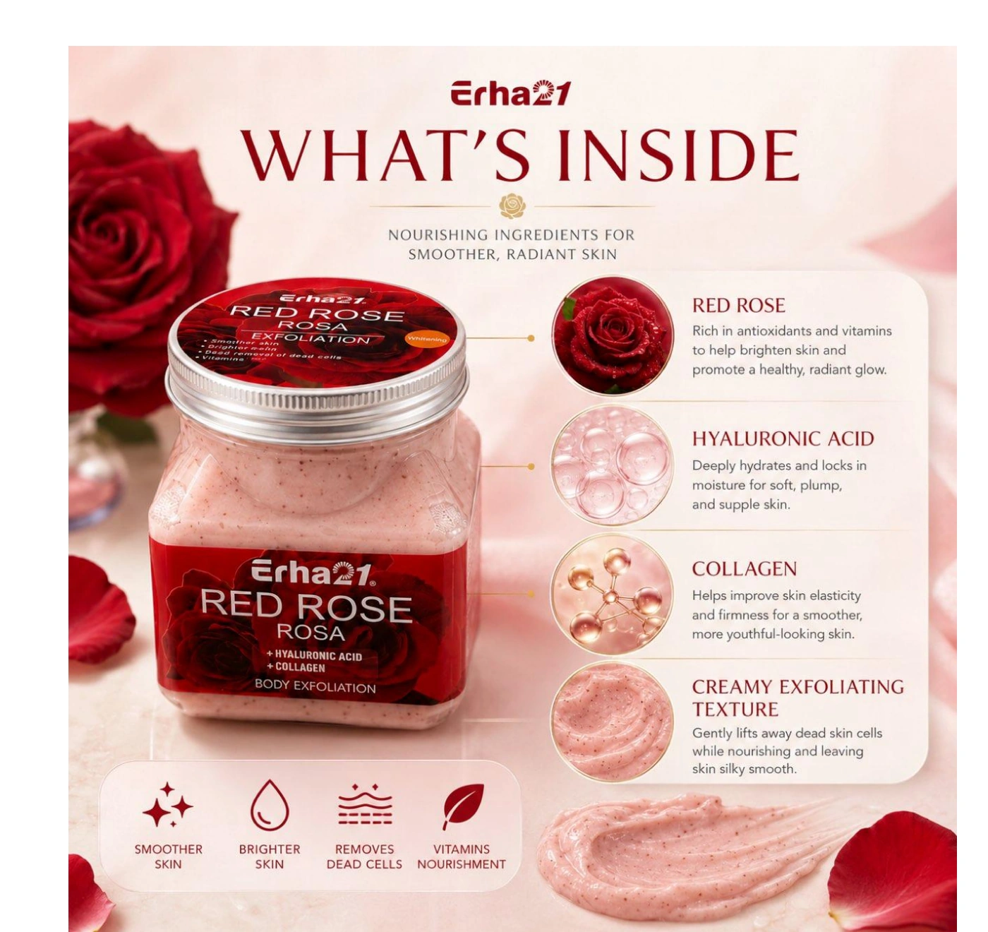 Red Rose Body Scrub