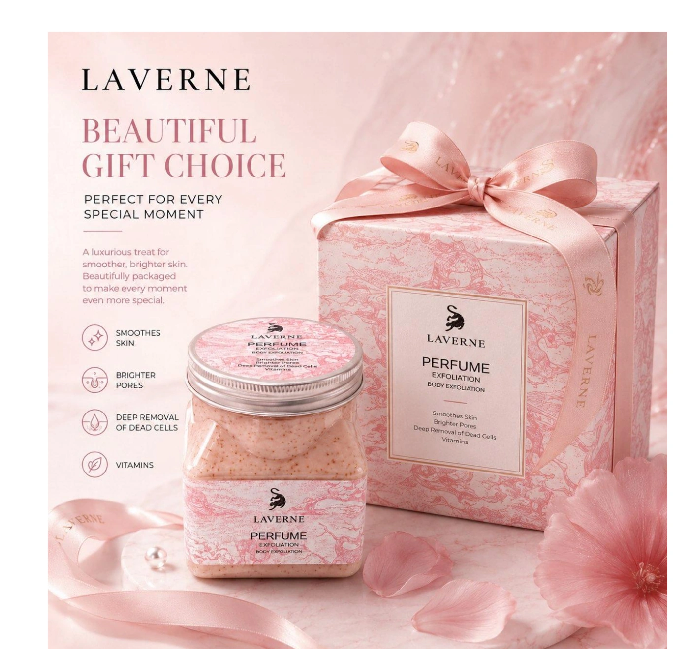 Laverne Perfume Body Scrub Gift Set