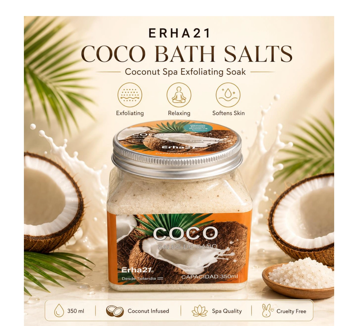 Coconut Spa Bath Salts
