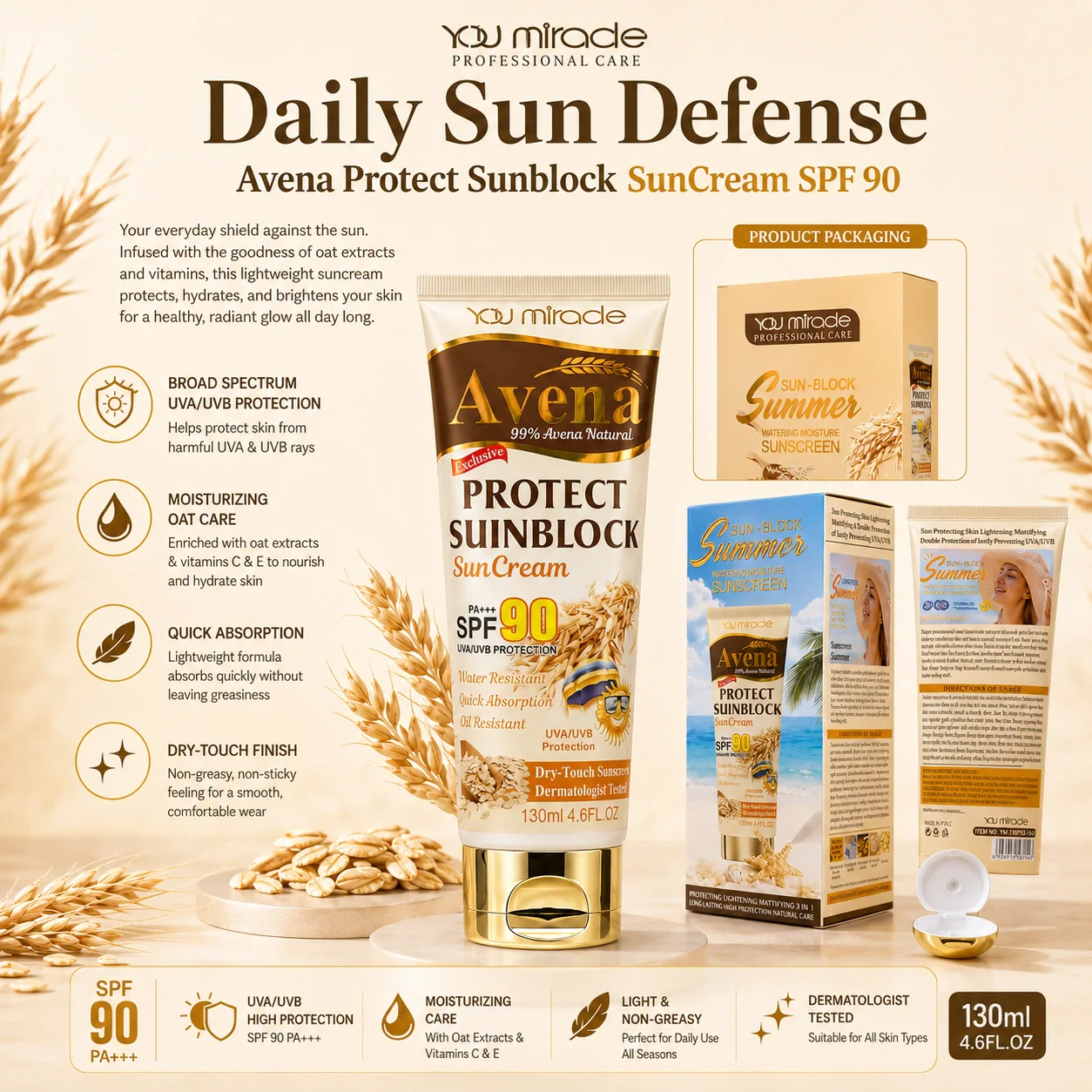 Sunscreen skincare
